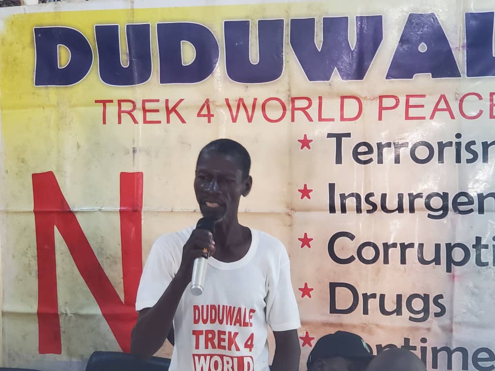 Duduwale Africa Embarks on 800km Trek from Yola to Katsina for Peace,Youth Empowerment‎