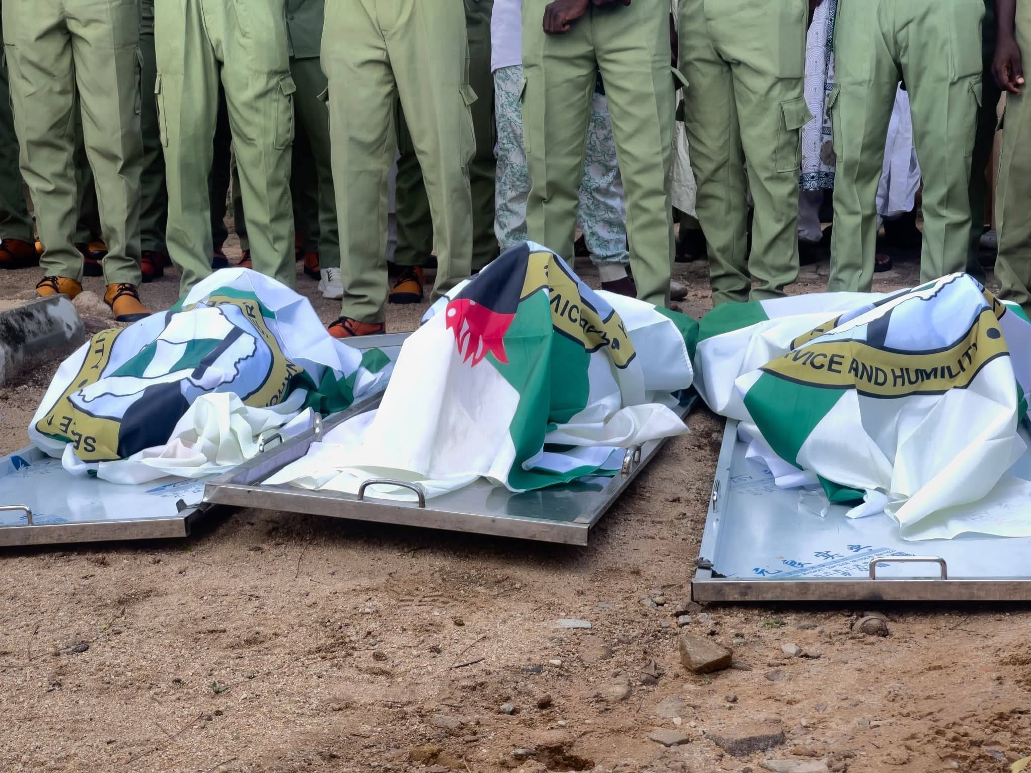 NYSC,FAMILIES, OTHERS MOURN DECEASED CORPS MEMBERS IN ADAMAWA
