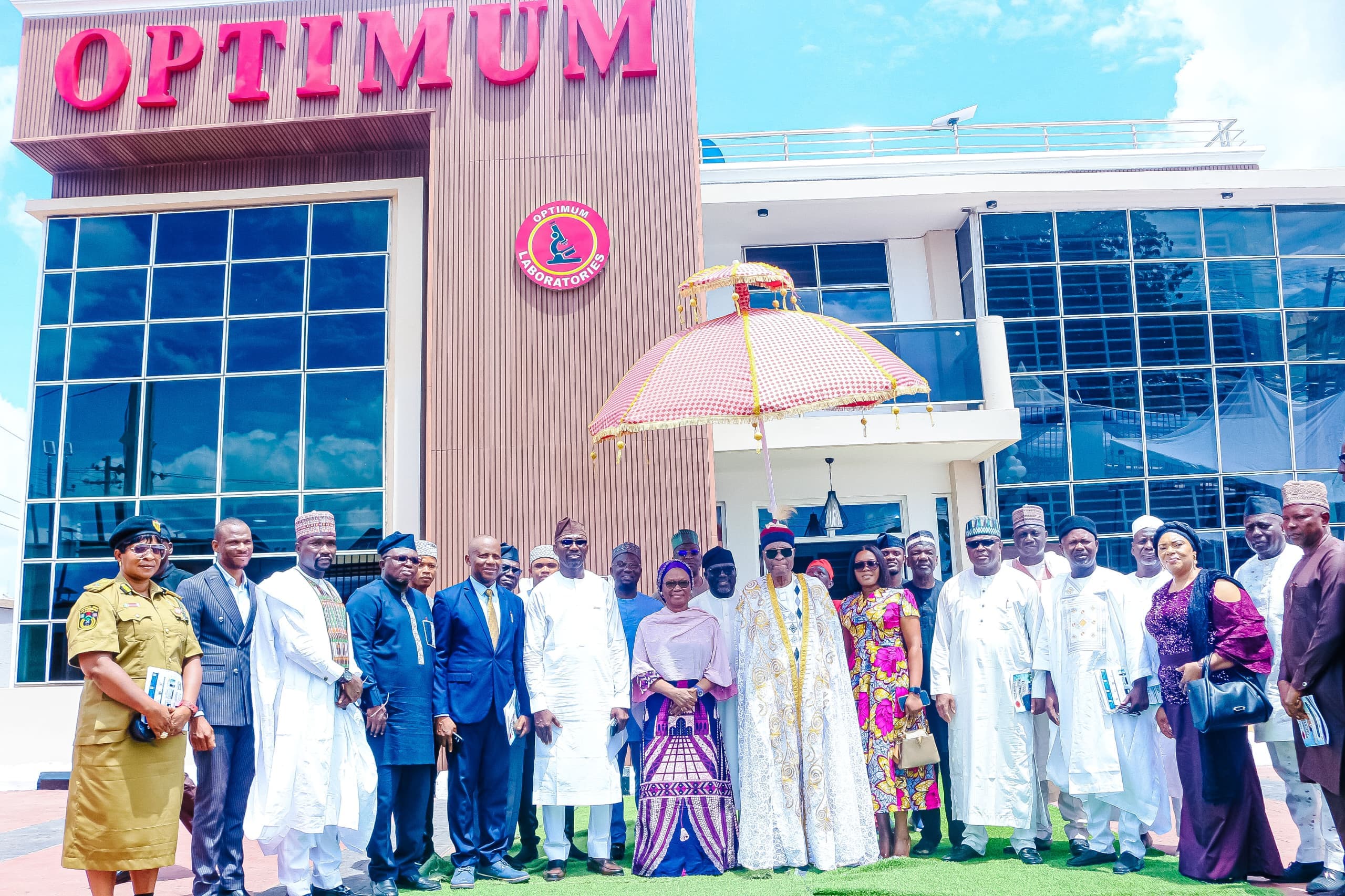 Fintiri Commends Optimum Laboratories for Boosting Healthcare Delivery in Adamawa
