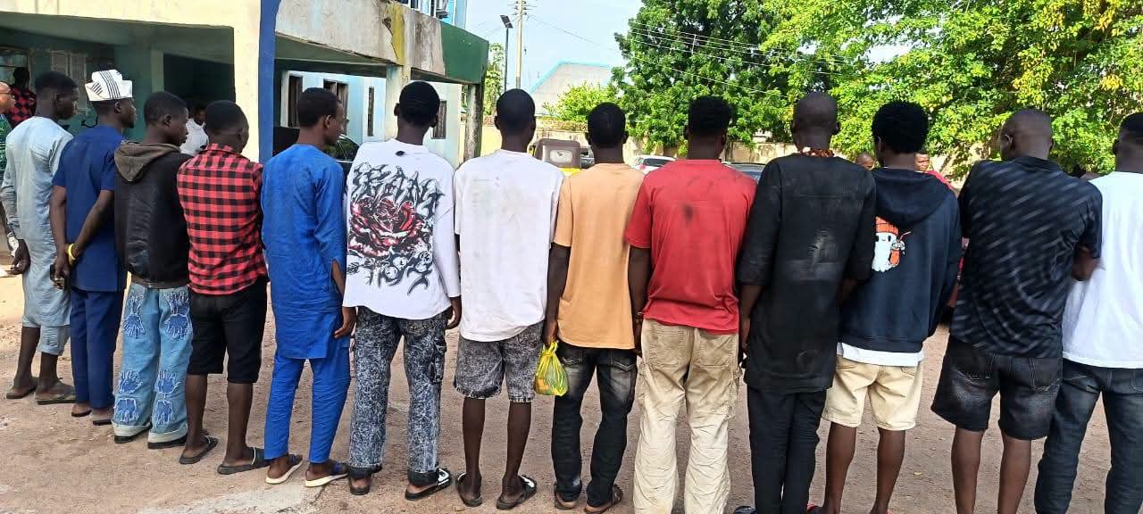 Adamawa Police Arrest 57 Suspects in Crackdown on Shilla Gang Activities