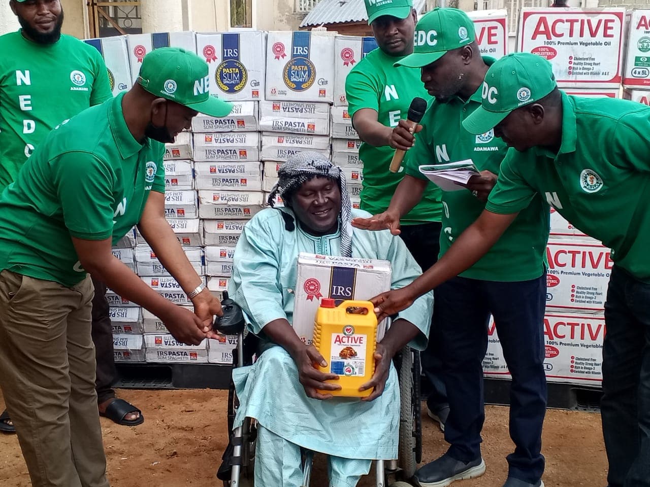 NEDC Distributes Food Items to Vulnerable Households in Adamawa